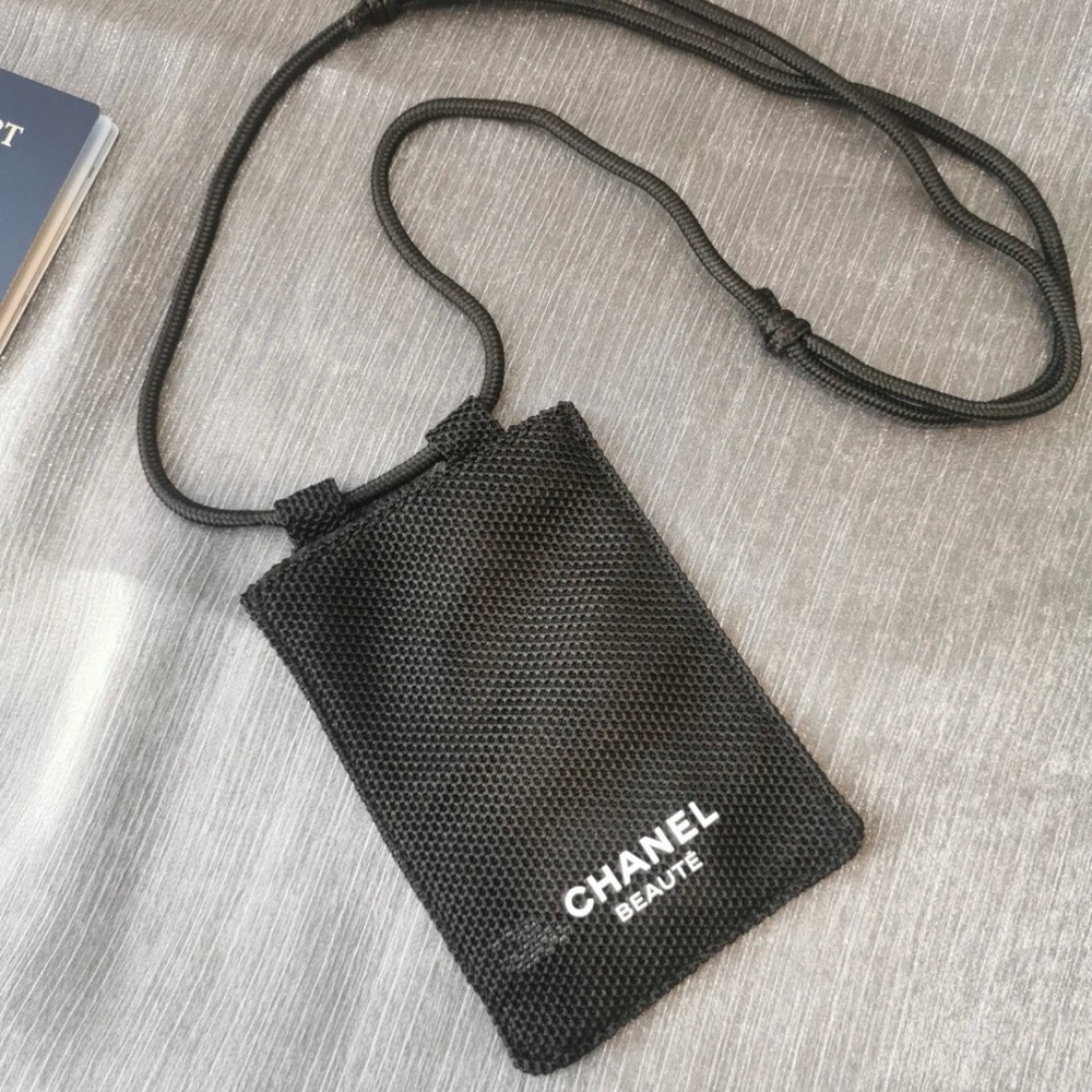 Chanel Novelty La Collection 2024 Passport Bag Smart Phone Bag Zipper Mesh Bag